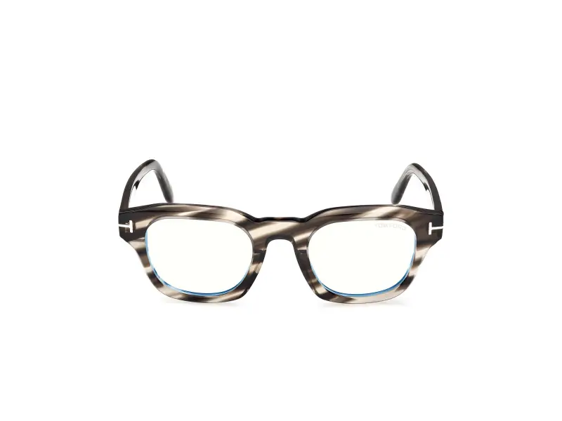 Uomo FT6083-B 055 Montature da vista Acetato Havana Squadrata Normale miniatura 2