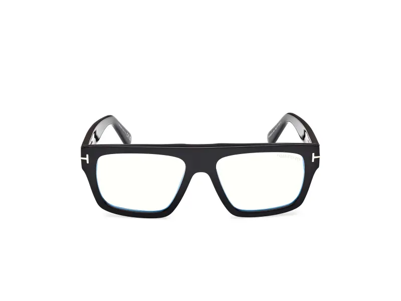 Uomo FT6084-B 001 Montature da vista Acetato Nero Squadrata Normale miniatura 2