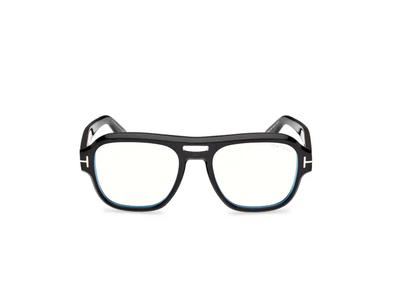 Uomo FT6085-B 001 Montature da vista Acetato Nero Squadrata Normale miniatura 2