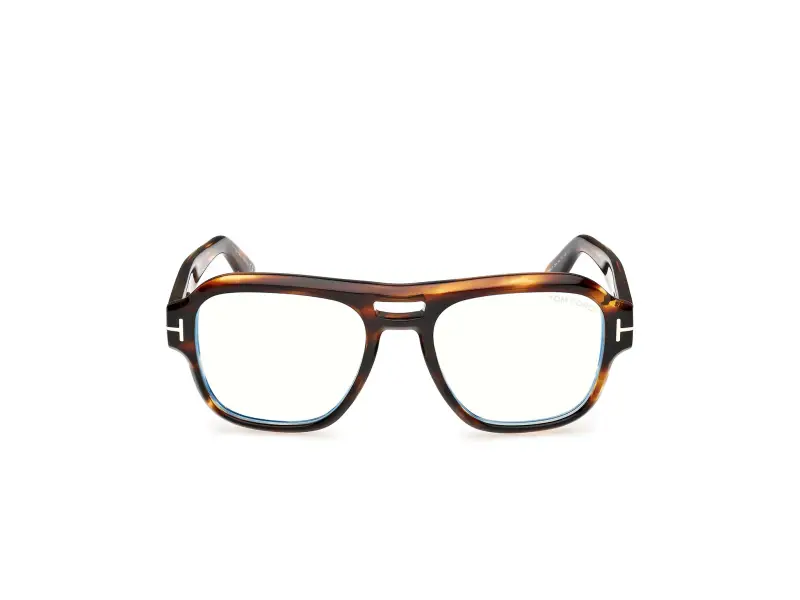 Uomo FT6085-B 055 Montature da vista Acetato Havana Squadrata Normale miniatura 2