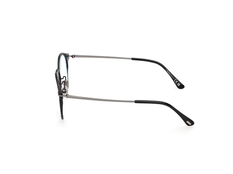 Uomo FT6088-B 005 Montature da vista Metallo Nero Rotonda Normale miniatura 3