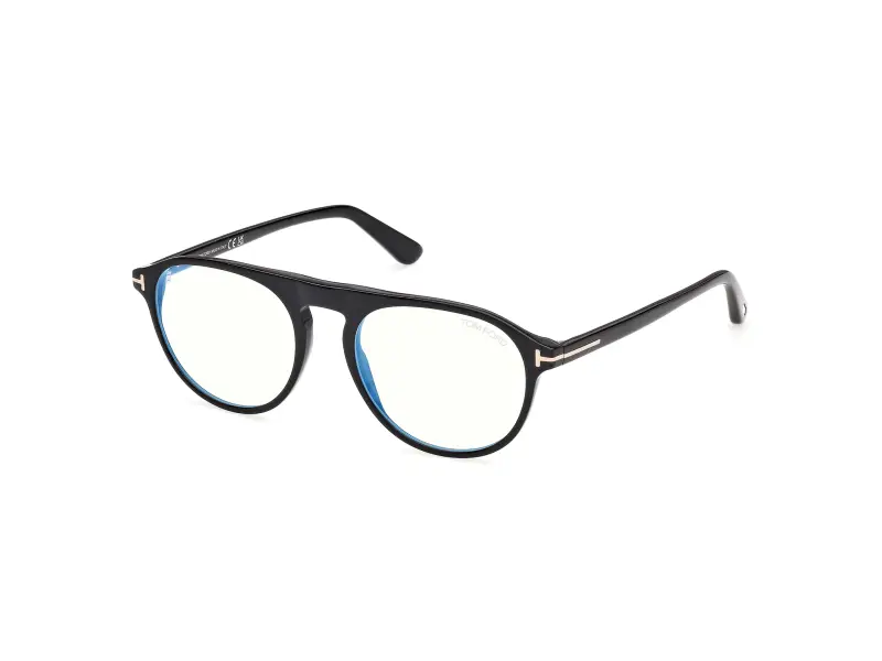 Uomo TOM FORD FT6118-B 1 Montature da vista Acetato Nero Pilot Normale