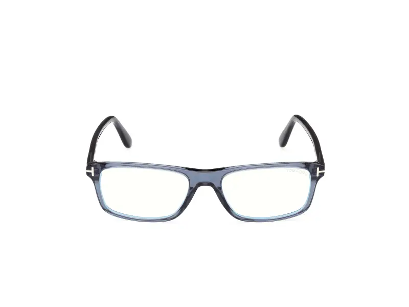 Uomo TOM FORD FT6119-B 090 Montature da vista Acetato Blu Squadrata Normale miniatura 2