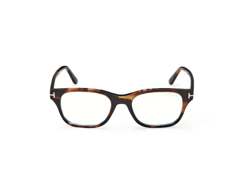 Uomo TOM FORD FT6120-B 056 Montature da vista Acetato Havana Squadrata Normale miniatura 2