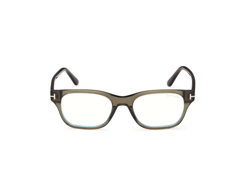 Uomo TOM FORD FT6120-B 096 Montature da vista Acetato Verde Squadrata Normale miniatura 2