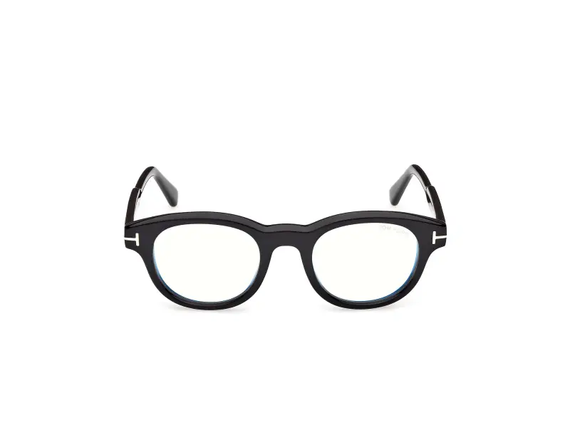 Uomo TOM FORD FT6121-B 001 Montature da vista Acetato Nero Rotonda Normale miniatura 2