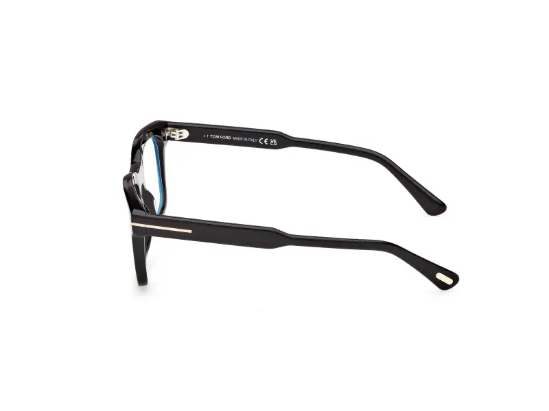 Uomo TOM FORD FT6122-B 001 Montature da vista Acetato Nero Squadrata Normale miniatura 3