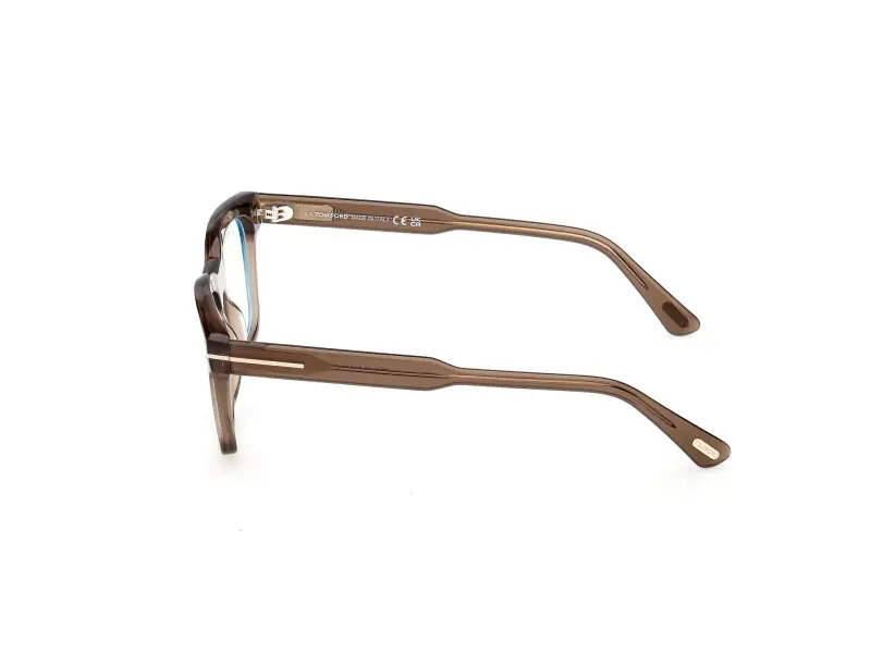 Uomo TOM FORD FT6122-B 048 Montature da vista Acetato Marrone Squadrata Normale miniatura 3