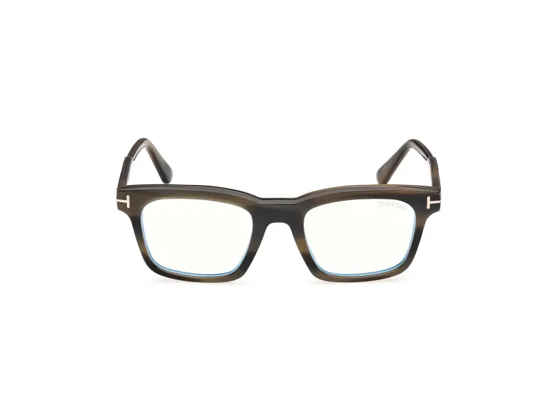 Uomo TOM FORD FT6122-B 056 Montature da vista Acetato Havana Squadrata Normale miniatura 2