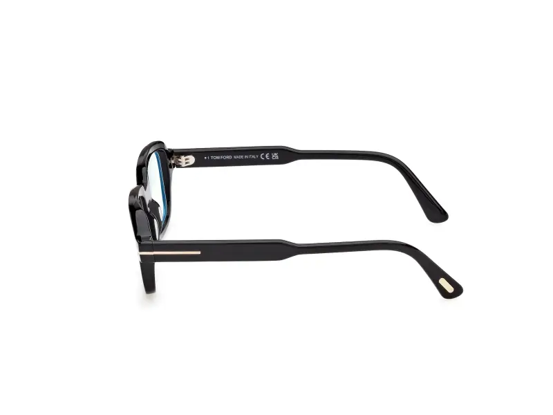 Uomo TOM FORD FT6123-B 001 Montature da vista Acetato Nero Geometrica Normale miniatura 3