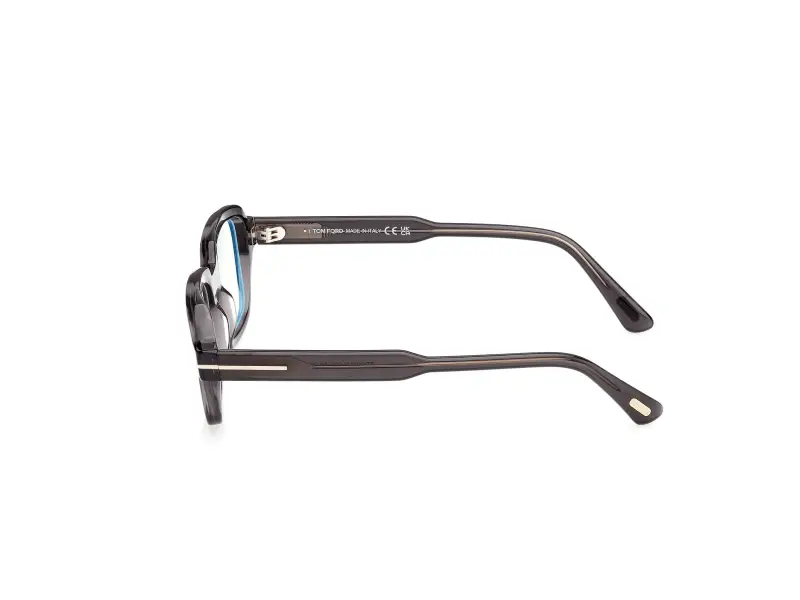 Uomo TOM FORD FT6123-B 020 Montature da vista Acetato Grigio Geometrica Normale miniatura 3