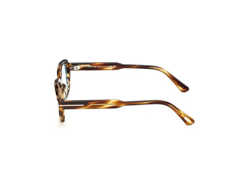 Uomo TOM FORD FT6123-B 055 Montature da vista Acetato Havana Geometrica Normale miniatura 3