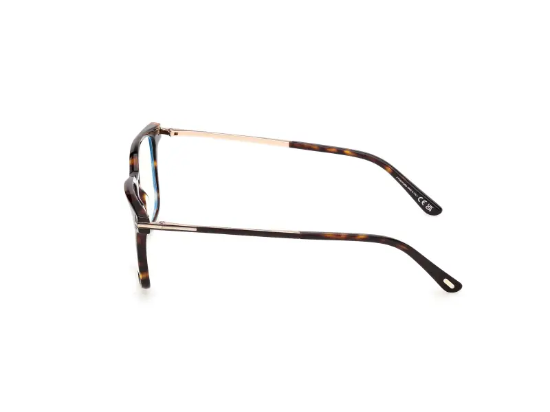 Uomo TOM FORD FT6124-B 052 Montature da vista Acetato Havana Squadrata Normale miniatura 3