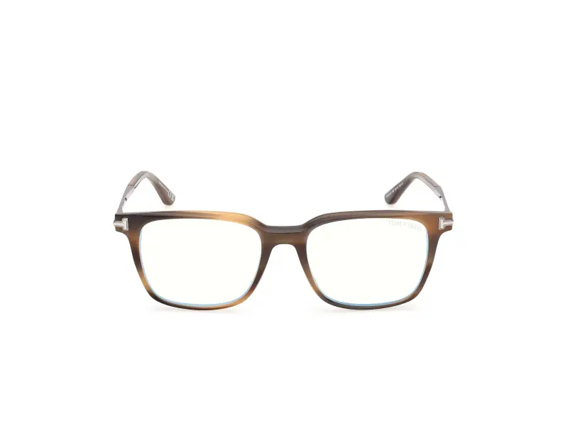 Uomo TOM FORD FT6124-B 055 Montature da vista Acetato Havana Squadrata Normale miniatura 2