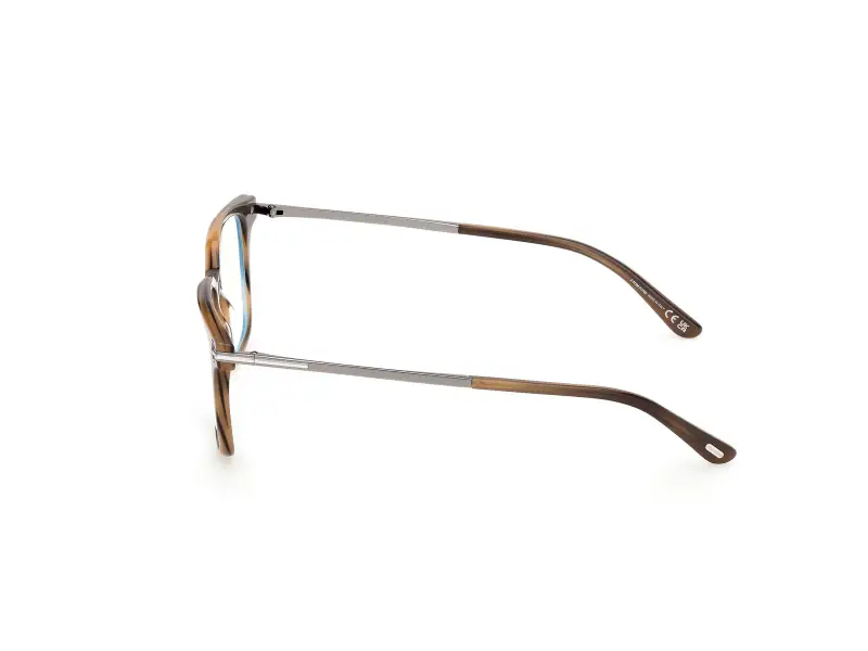 Uomo TOM FORD FT6124-B 055 Montature da vista Acetato Havana Squadrata Normale miniatura 3