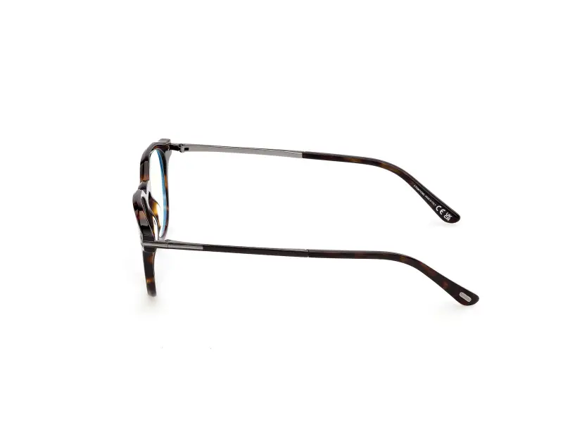 Uomo TOM FORD FT6125-B 052 Montature da vista Acetato Havana Rotonda Normale miniatura 3