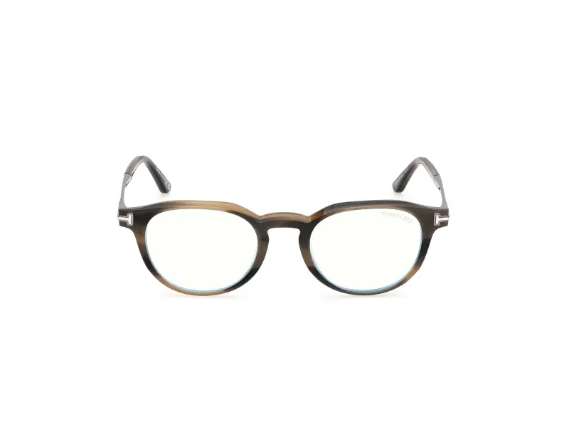Uomo TOM FORD FT6125-B 055 Montature da vista Acetato Havana Rotonda Normale miniatura 2