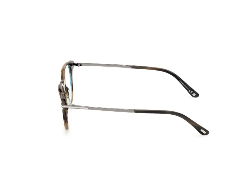 Uomo TOM FORD FT6125-B 055 Montature da vista Acetato Havana Rotonda Normale miniatura 3