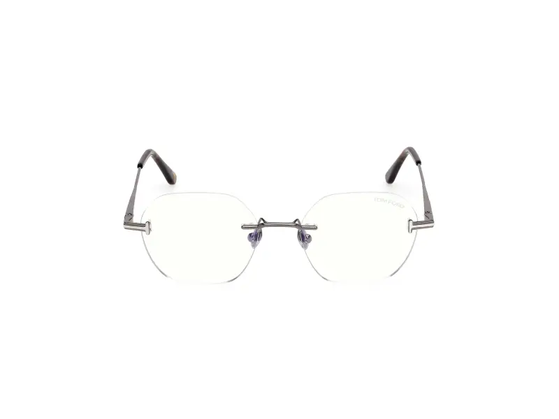 Uomo TOM FORD FT6126-B 008 Montature da vista Metallo Canna di fucile Geometrica Normale miniatura 2