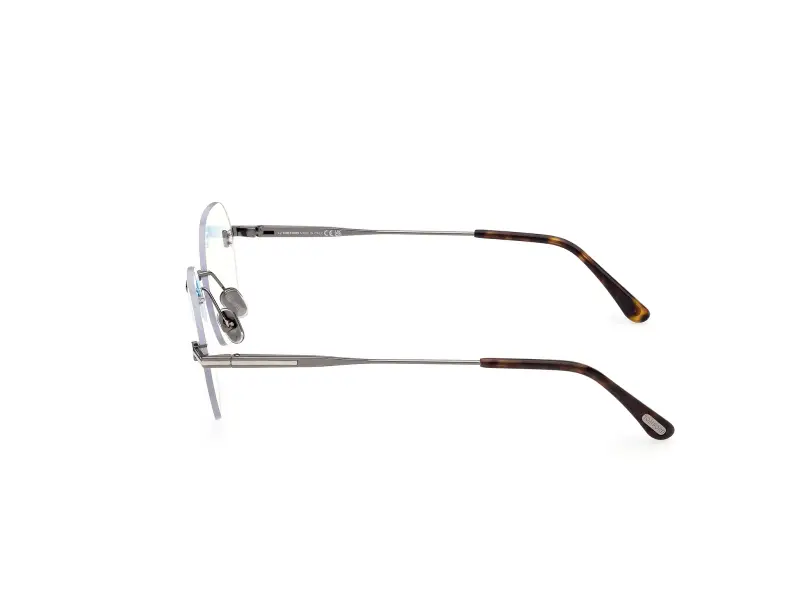 Uomo TOM FORD FT6126-B 008 Montature da vista Metallo Canna di fucile Geometrica Normale miniatura 3