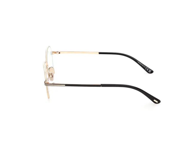 Uomo TOM FORD FT6127-B 028 Montature da vista Metallo Oro Rotonda Normale miniatura 3