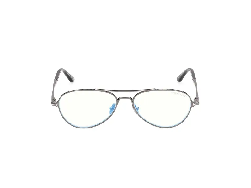 Uomo TOM FORD FT6128-B 008 Montature da vista Metallo Canna di fucile Pilot Normale miniatura 2