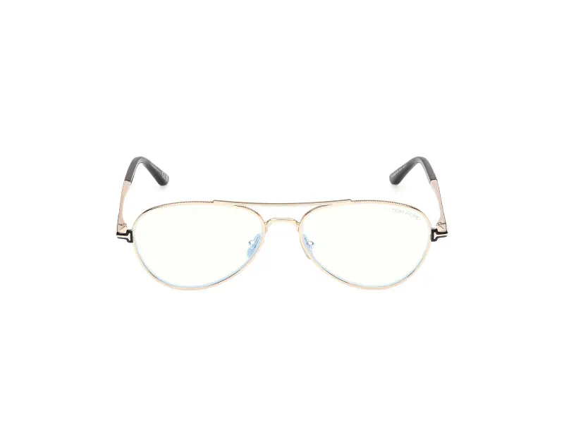 Uomo TOM FORD FT6128-B 028 Montature da vista Metallo Oro Pilot Normale miniatura 2