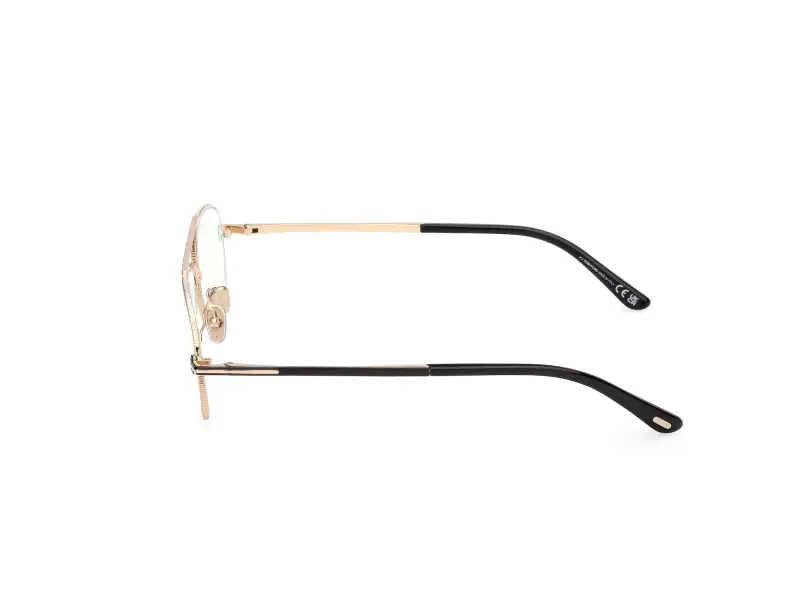 Uomo TOM FORD FT6128-B 028 Montature da vista Metallo Oro Pilot Normale miniatura 3