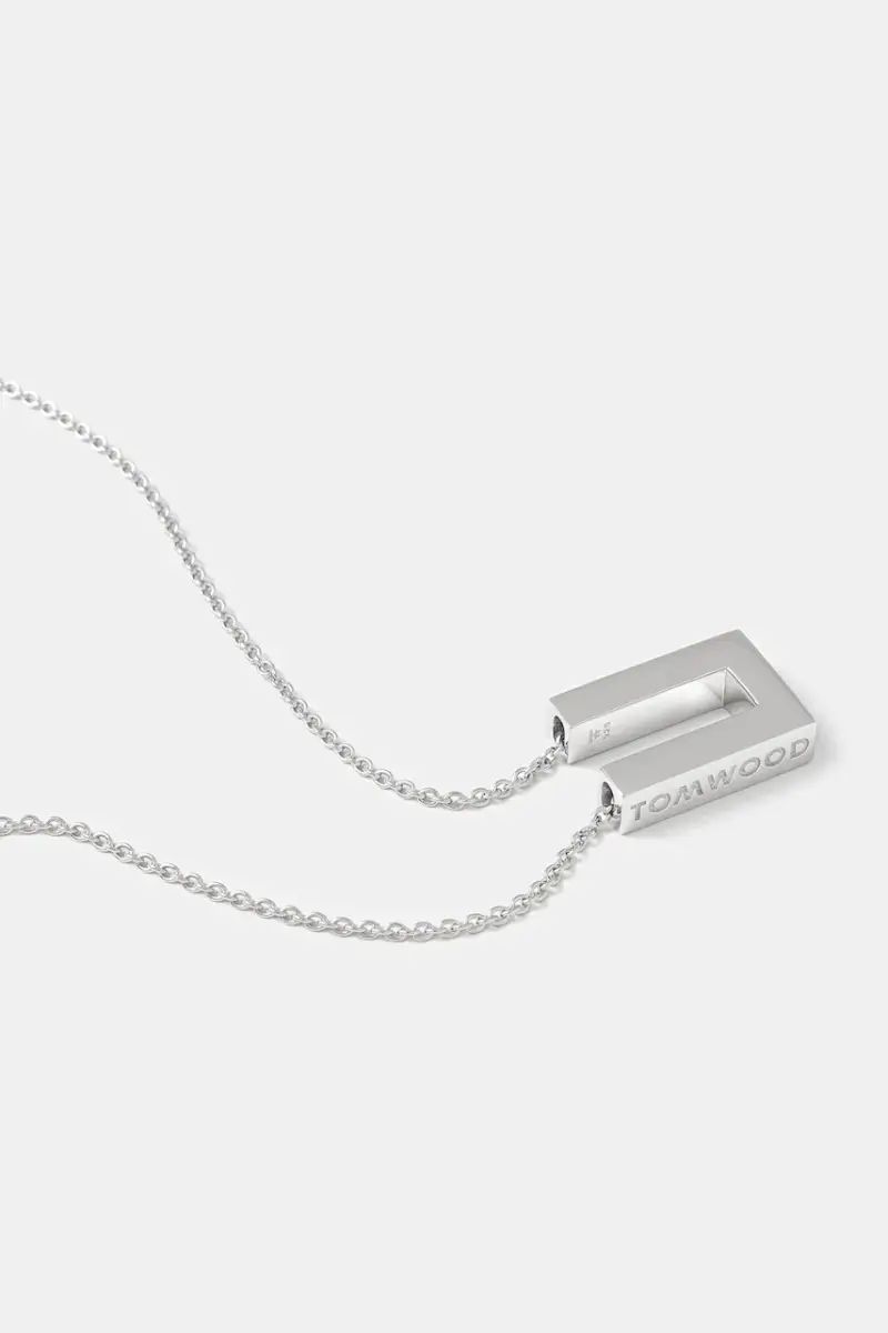 collana d'argento Square Pendant 101427 miniatura 2