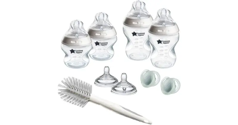 Natural Start Anti-Colic set per bebè autosterilizzante 0 m+ White