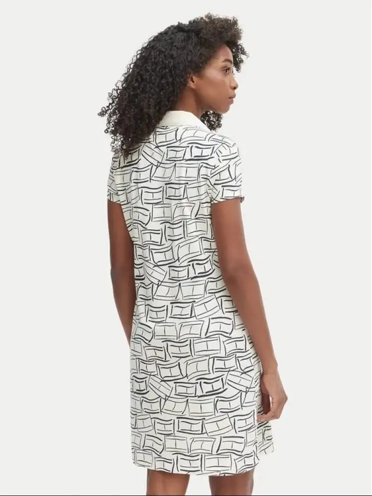 abito bianco donna all over miniatura 2