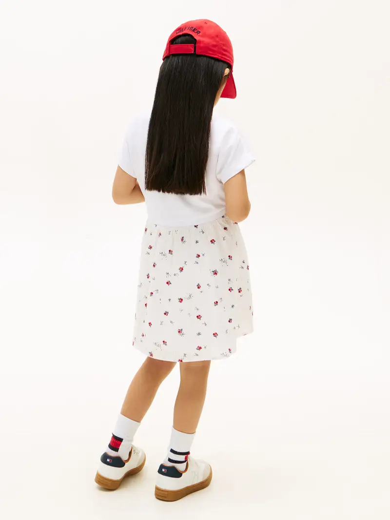 Abito blu scuro / rosso / bianco miniatura 3