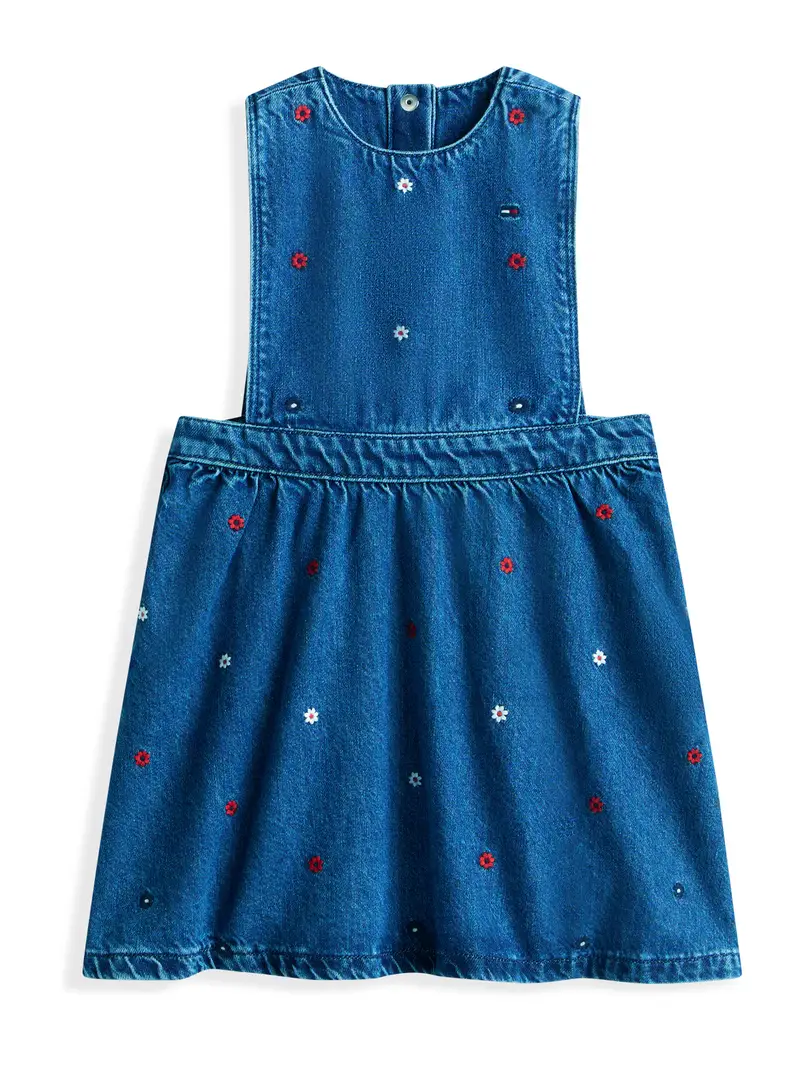 Abito navy / blu denim / rosso / bianco