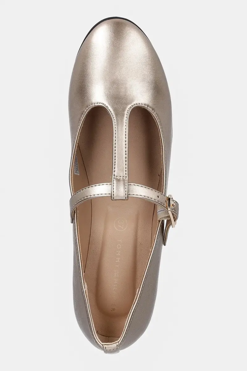 Tommy Hilfiger Ballerine Bambina Beige 3573030 miniatura 4