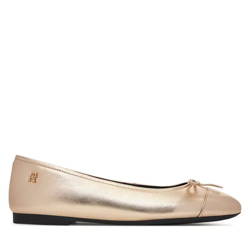 Ballerine Tommy Hilfiger Metallic Toe-Cap FW0FW08920 Oro