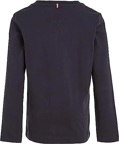 Tommy Hilfiger Bambino Maglietta Maniche Lunghe Basic, Blu (Sky Captain), 18 Mesi miniatura 2