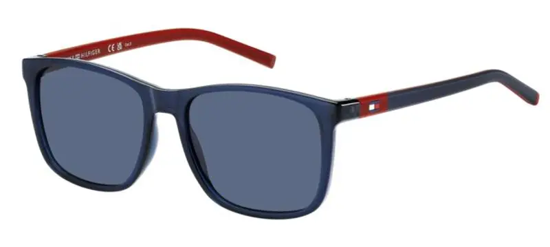 Tommy Hilfiger Bambino TH 2120/S PJP/KU Occhiali da sole Bio Poliammide Blu Blu Squadrata Normale