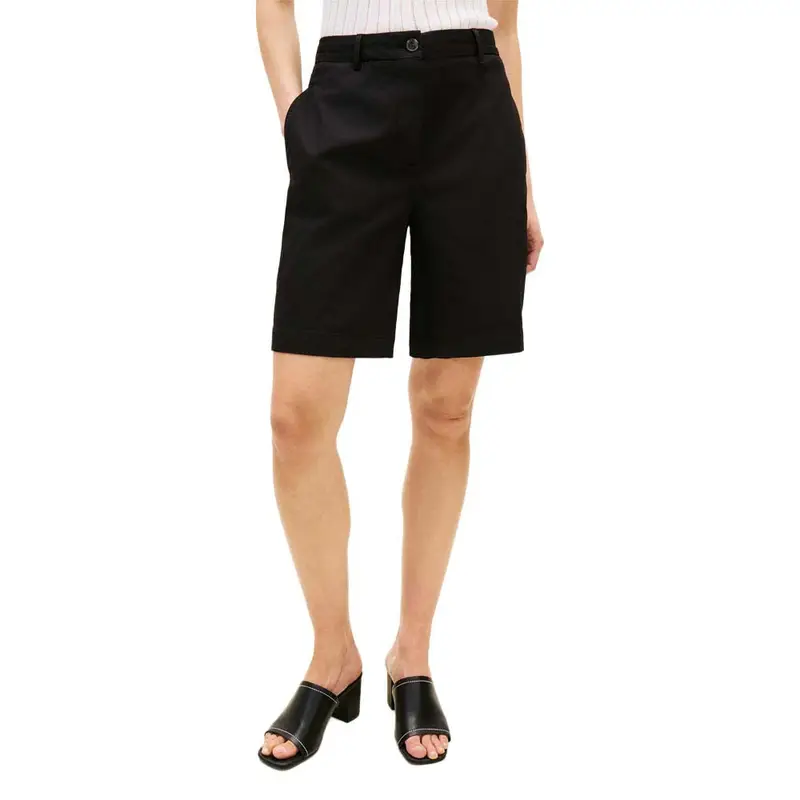 Bermuda Chino Nero Donna 38