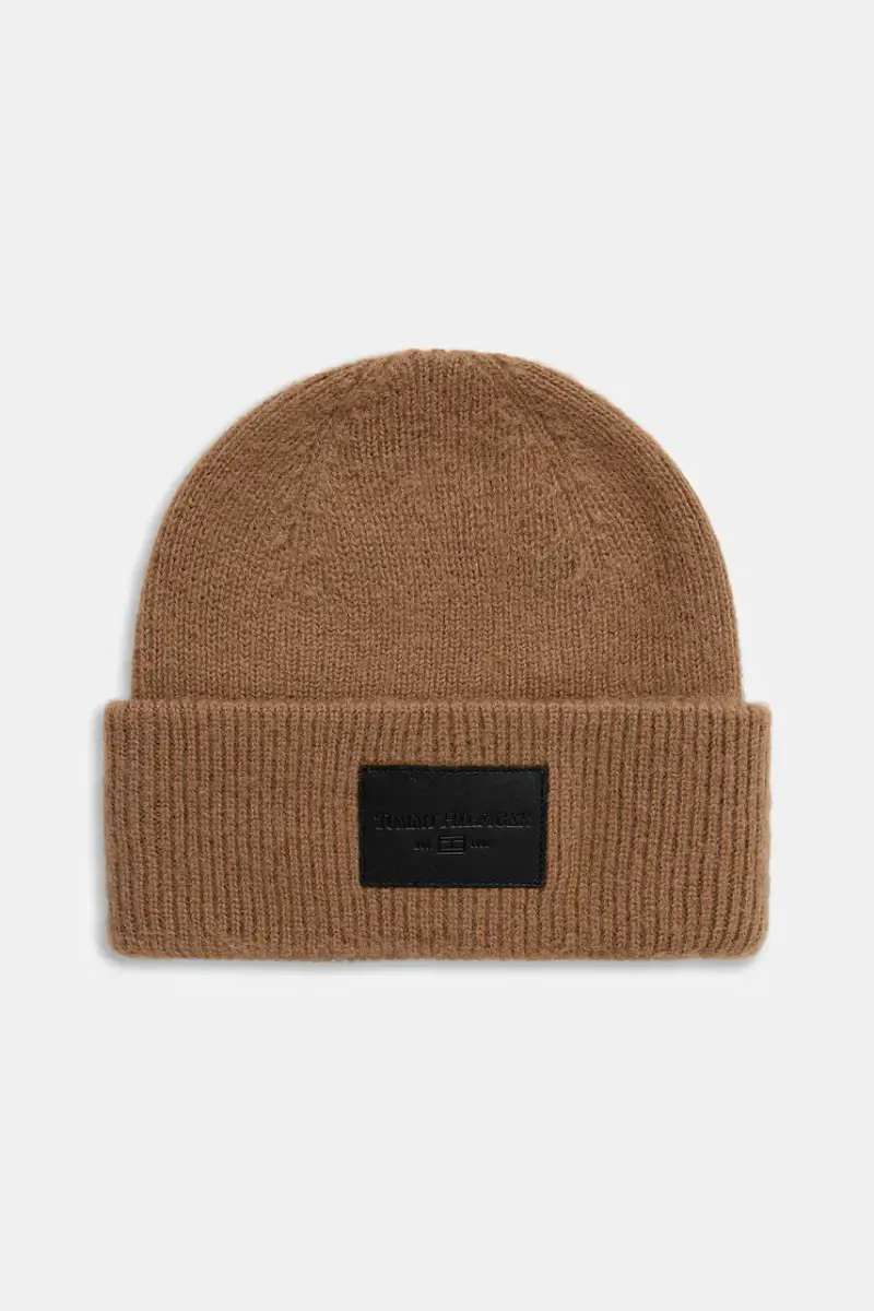 berretto in lana colore marrone AM0AM13590