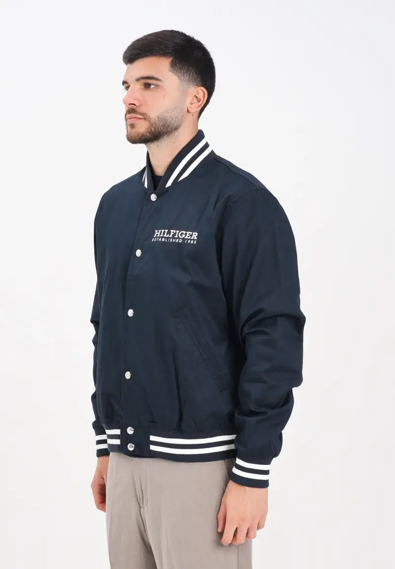 Bomber Americana Varsity blu da uomo