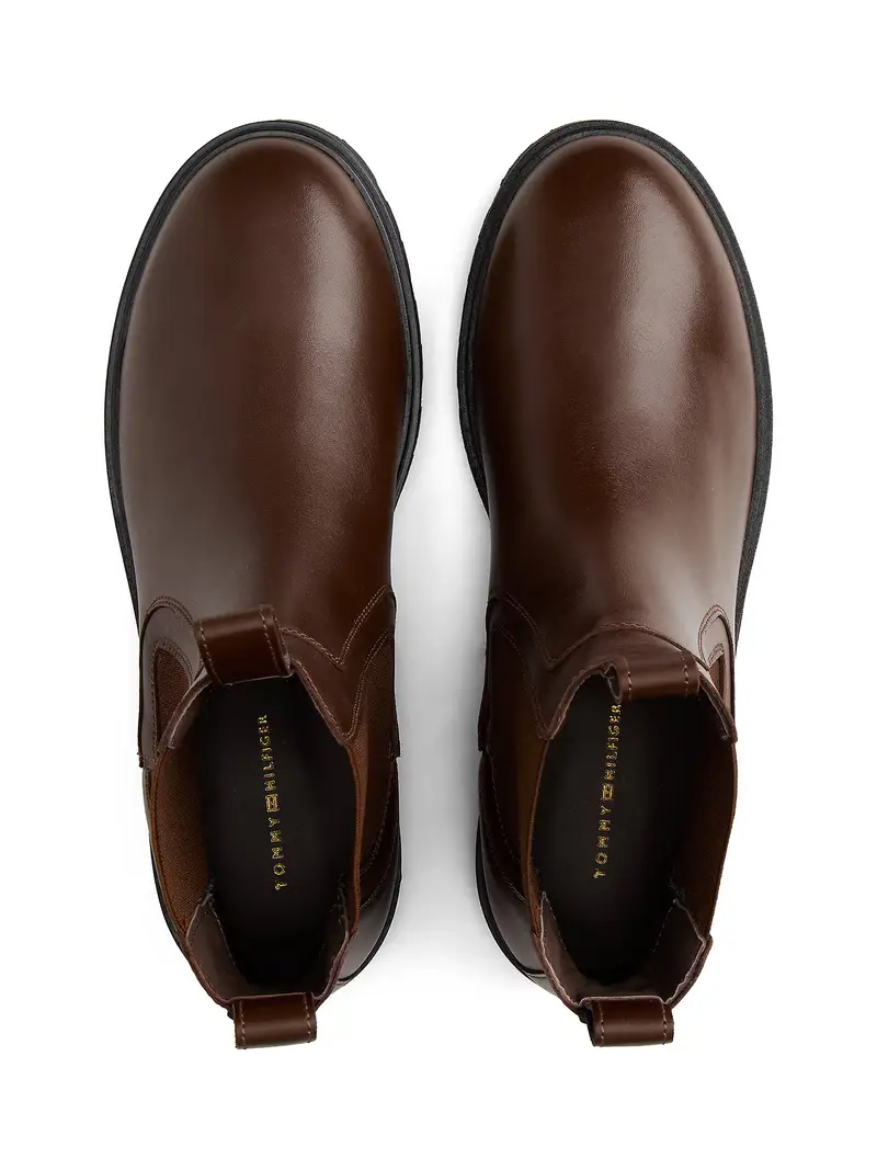 Boots chelsea marrone / oro miniatura 3