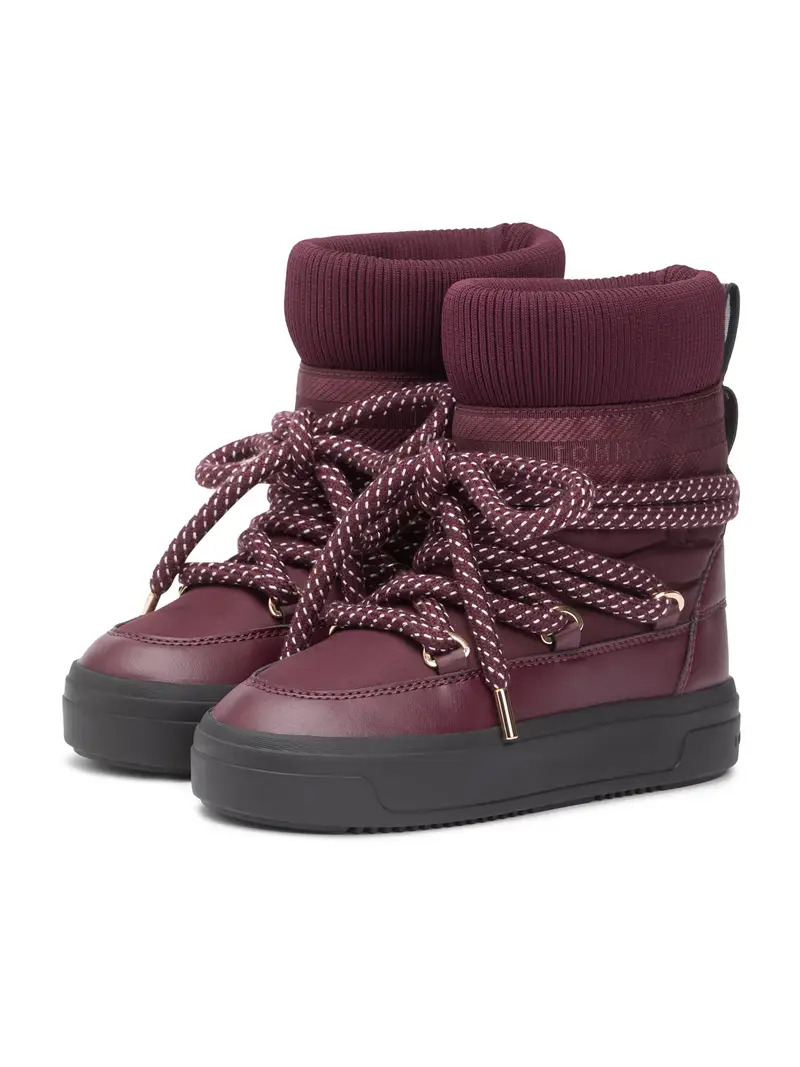 Boots da neve borgogna miniatura 2