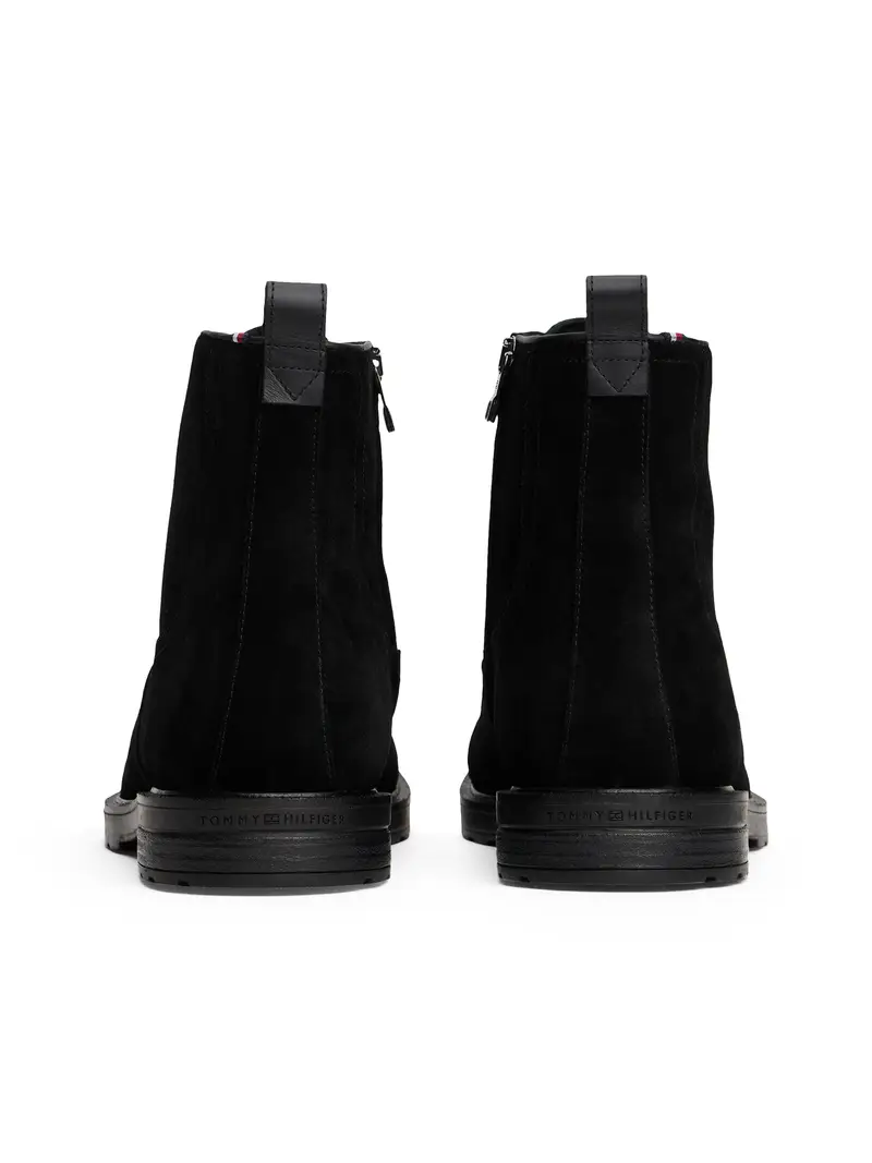 Boots stringati nero miniatura 3