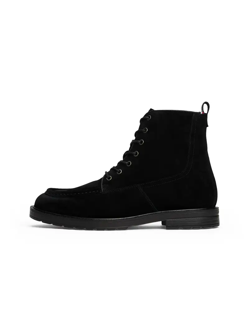 Boots stringati nero