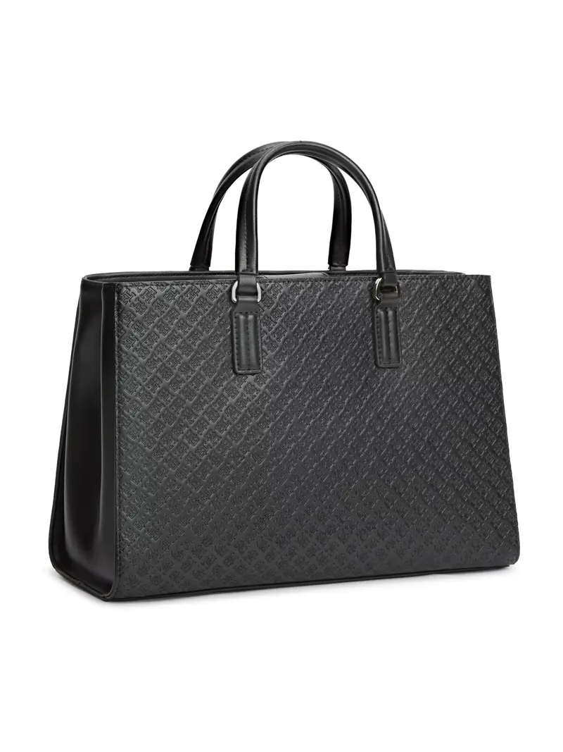 Tommy Hilfiger Borsa a mano Nero 4200235 miniatura 3