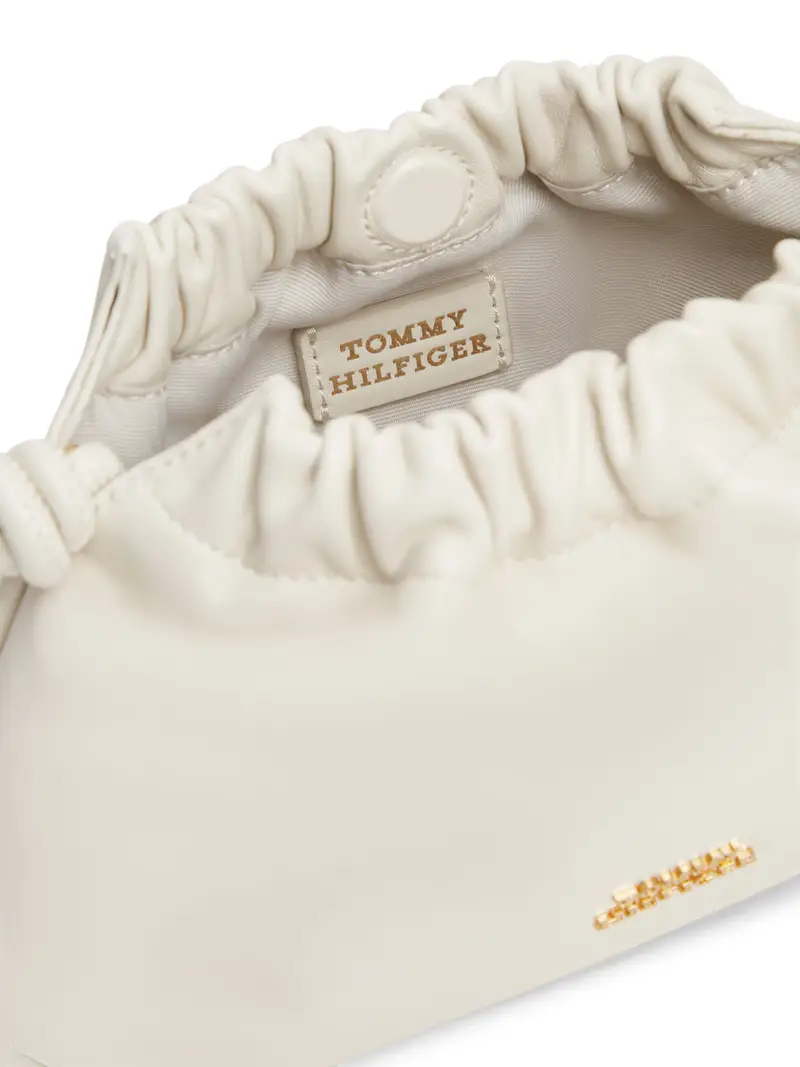 Borsa a sacco beige chiaro miniatura 2