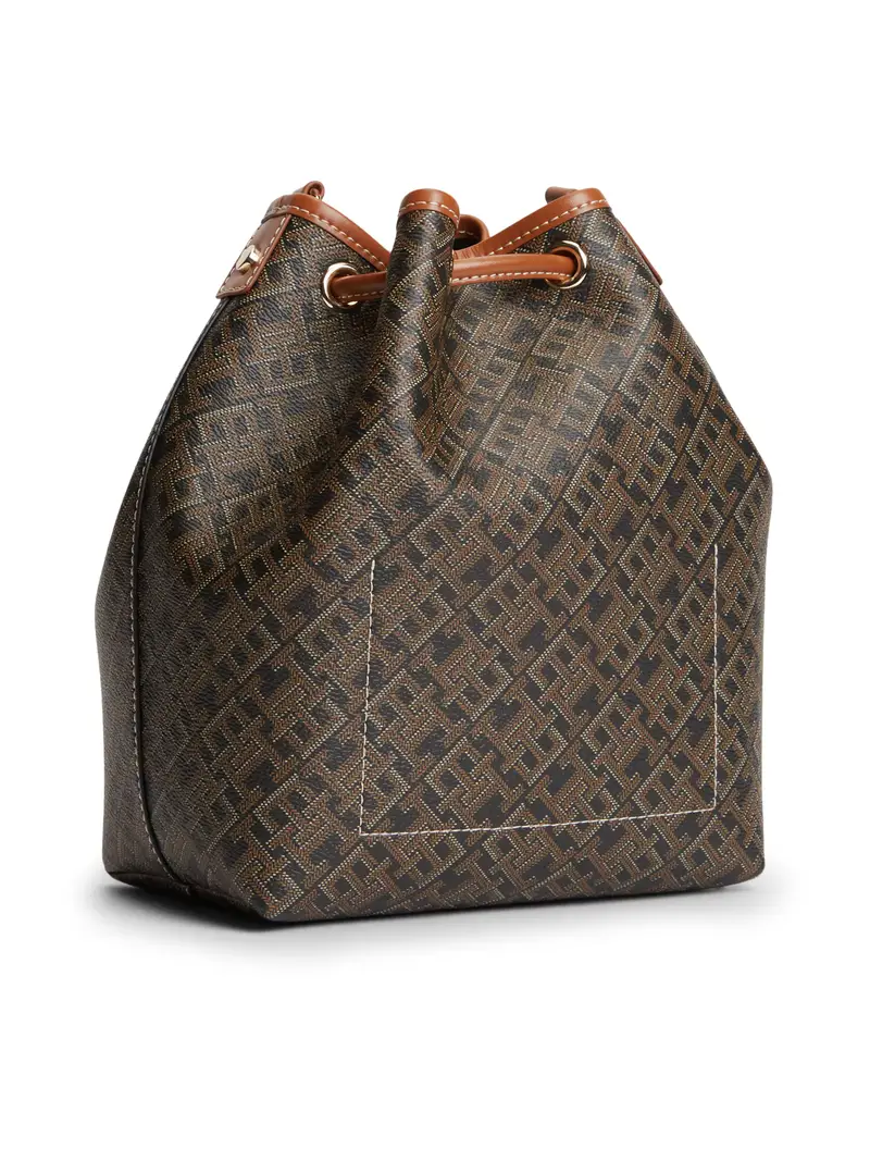 Borsa a sacco pueblo / nero / bianco miniatura 3