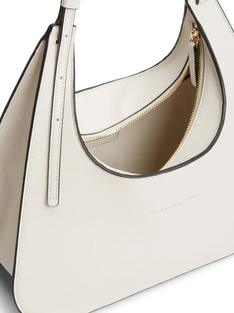 Borsa a spalla crema miniatura 2