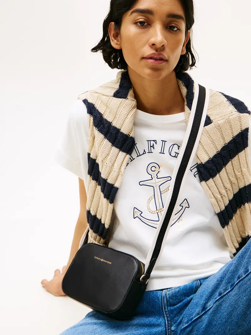 Tommy Hilfiger Borsa a tracolla Nero 1966010 miniatura 2