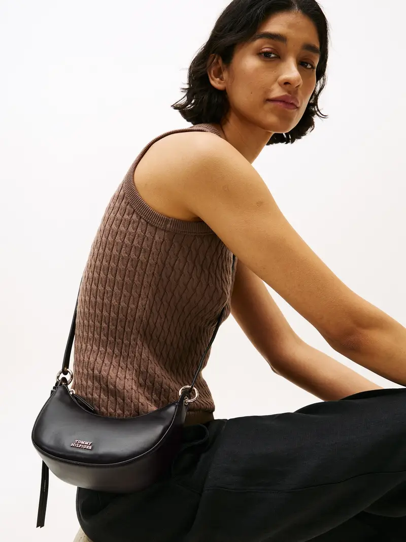 Tommy Hilfiger Borsa a tracolla Nero 1966100 miniatura 3